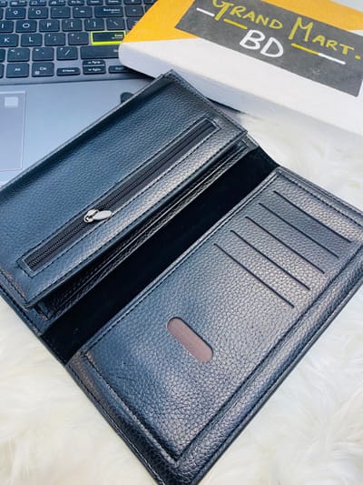 Pu leather black wallet_img_1