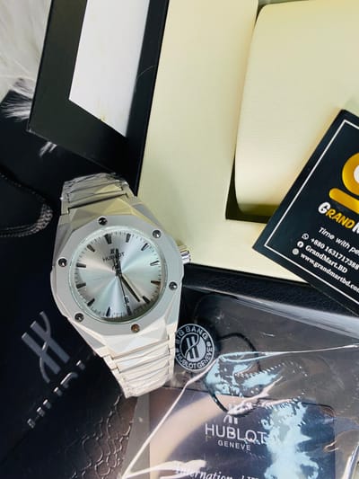 HUBLOT || FULL SILVER || With full package_img_0