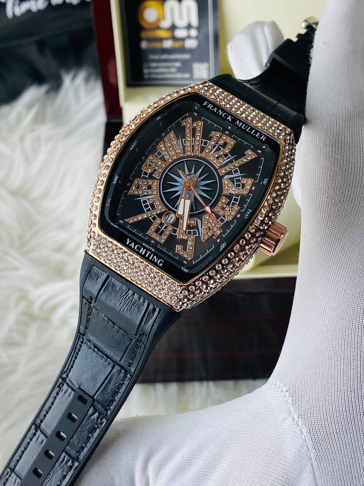 Frank Muller ||Full stone black