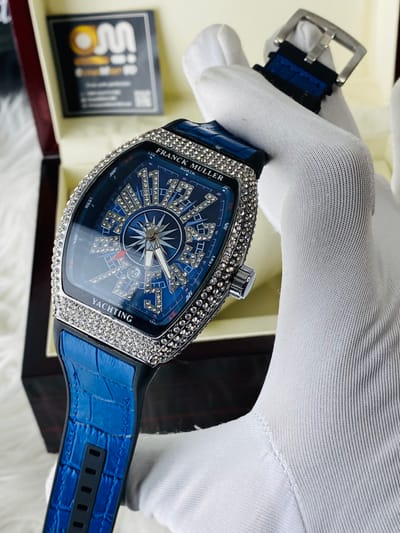 Frank Muller || Full stone |Blue Strap_img_0
