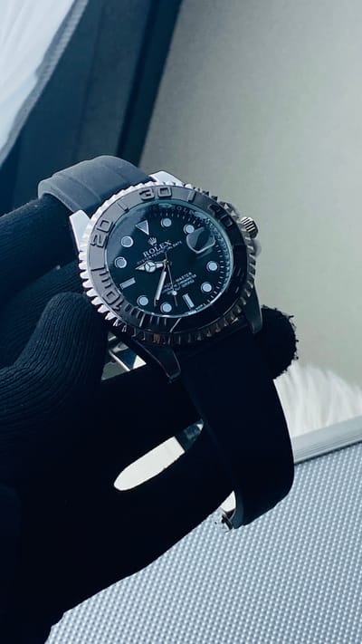 Rolex Yacht Master black& silver_img_1