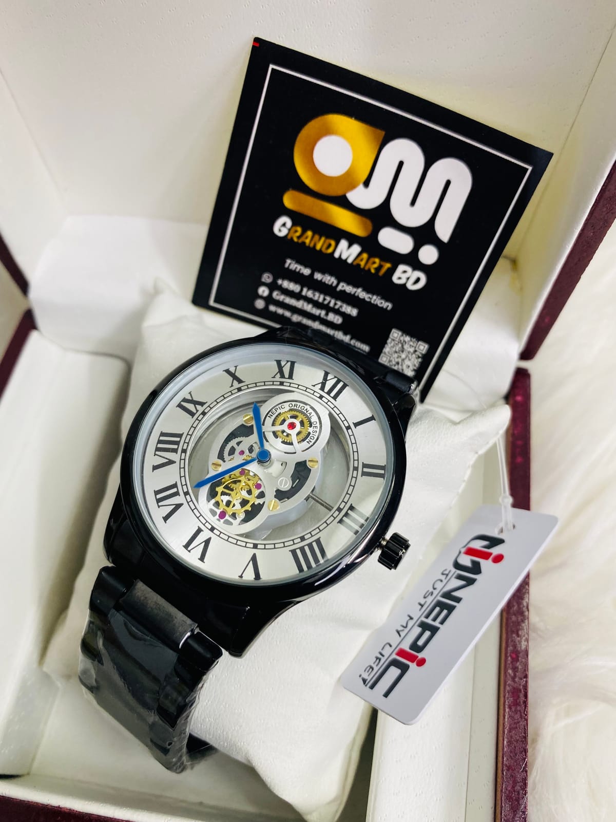 Inepic transparent men Watch