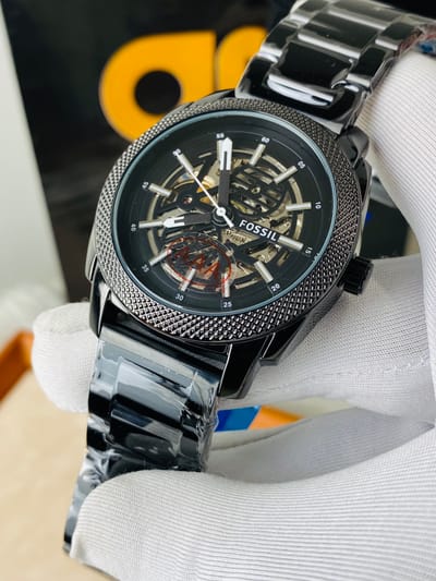 FOSSIL Skeleton FULL BLACK AUTOMATIC_img_0