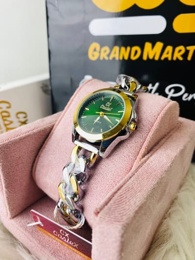 Caslex Bk954 bracelet design dial green_img_0