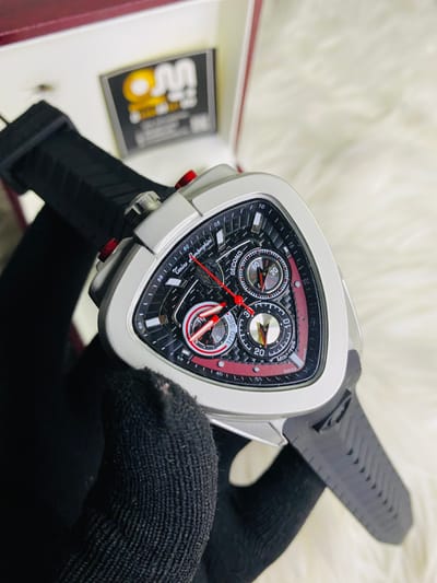 Lamborghini black belt Red dial (Active Chronograph)_img_0