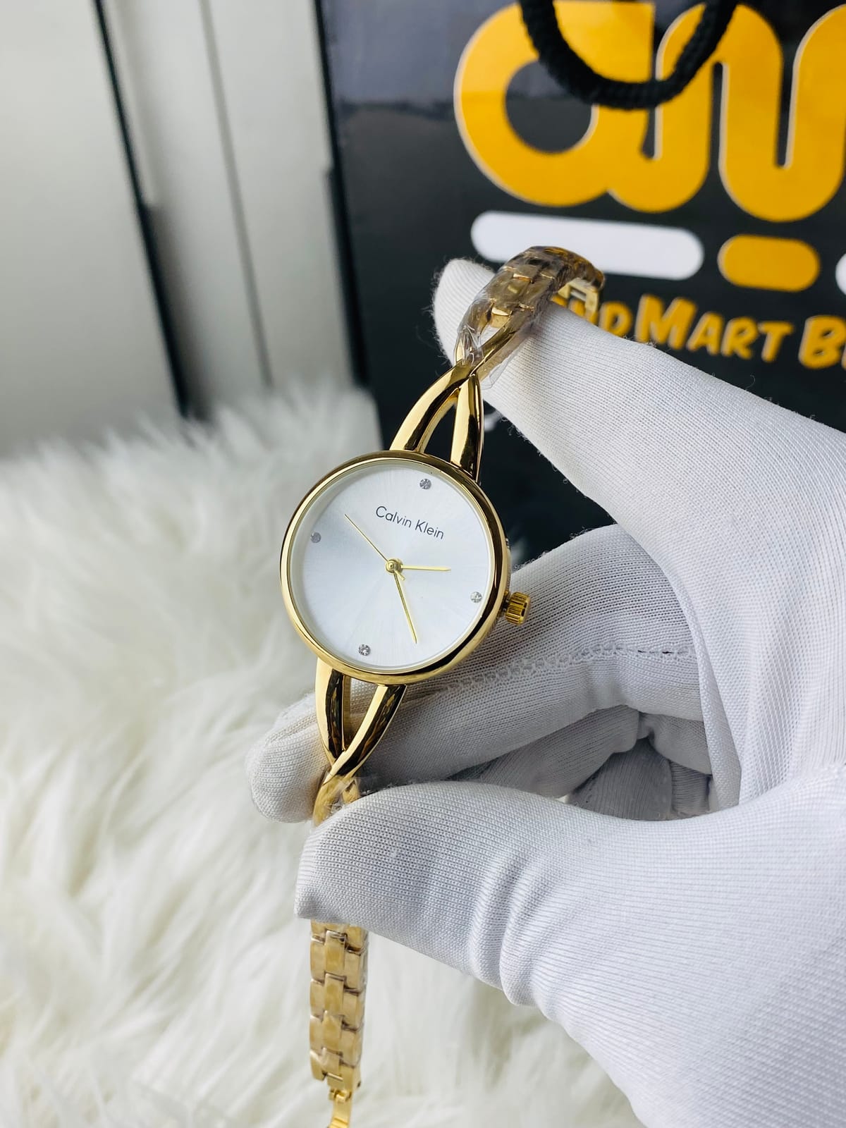 CK || White Dial
