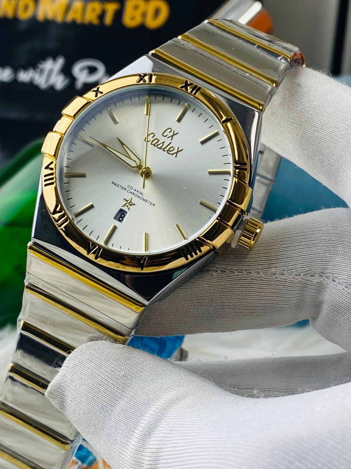 Caslex Men Two Tone || With butterfly lock