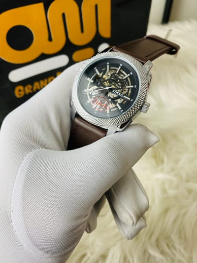 Fossil Machine Automatic Brown LiteHide Leather_img_2