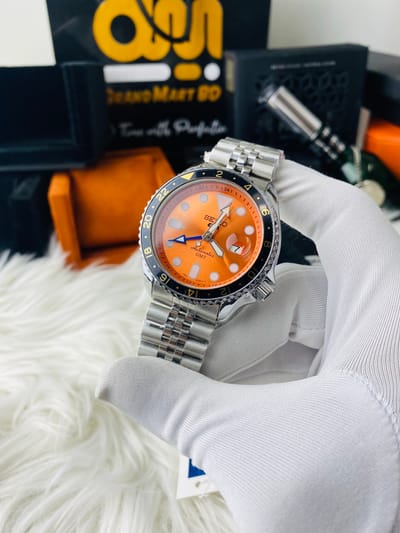 Seiko 5 Sports GMT Orange Dial || AA_img_0