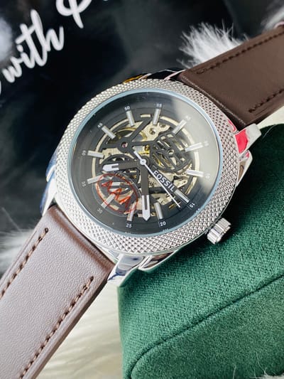 Fossil Machine Automatic Brown LiteHide Leather_img_0