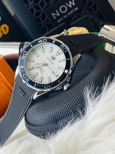 TAG Heuer Aquaracer Calibre 5 diving watch|| White Dial_img_0