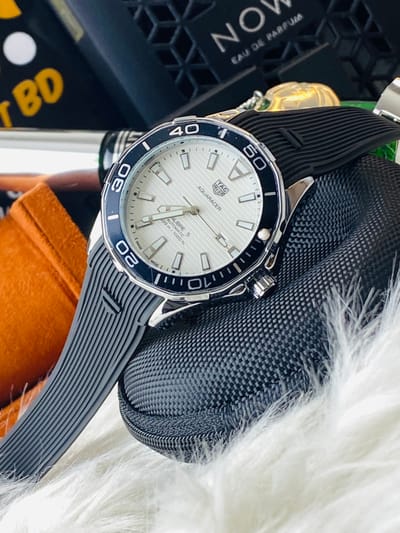TAG Heuer Aquaracer Calibre 5 diving watch|| White Dial_img_1