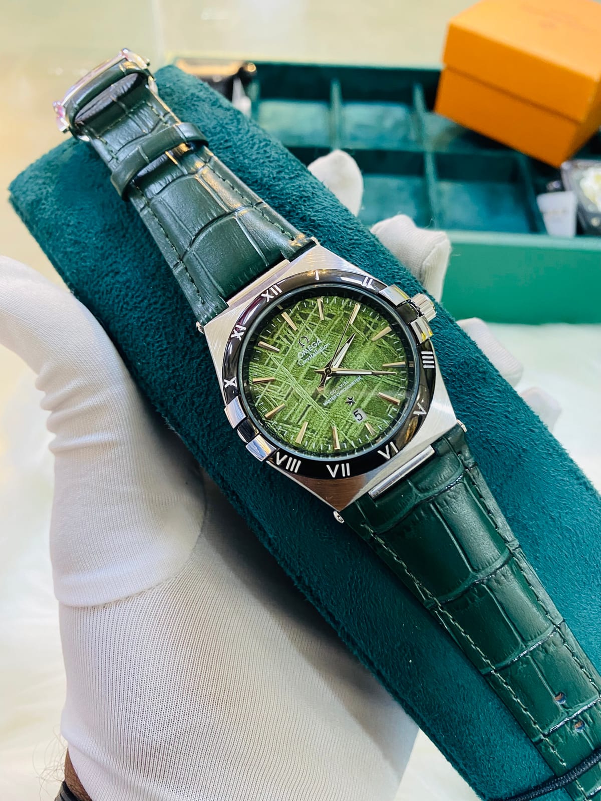 Omega constellation Full green || Sweep Movement ||AA