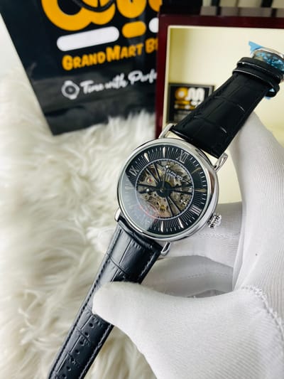 PATEK SKELETON || FULLY AUTOMATIC || BLACK_img_1