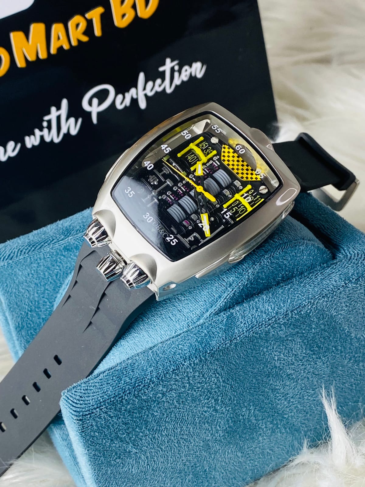 Bugatti Engine Watch | AA | Silver